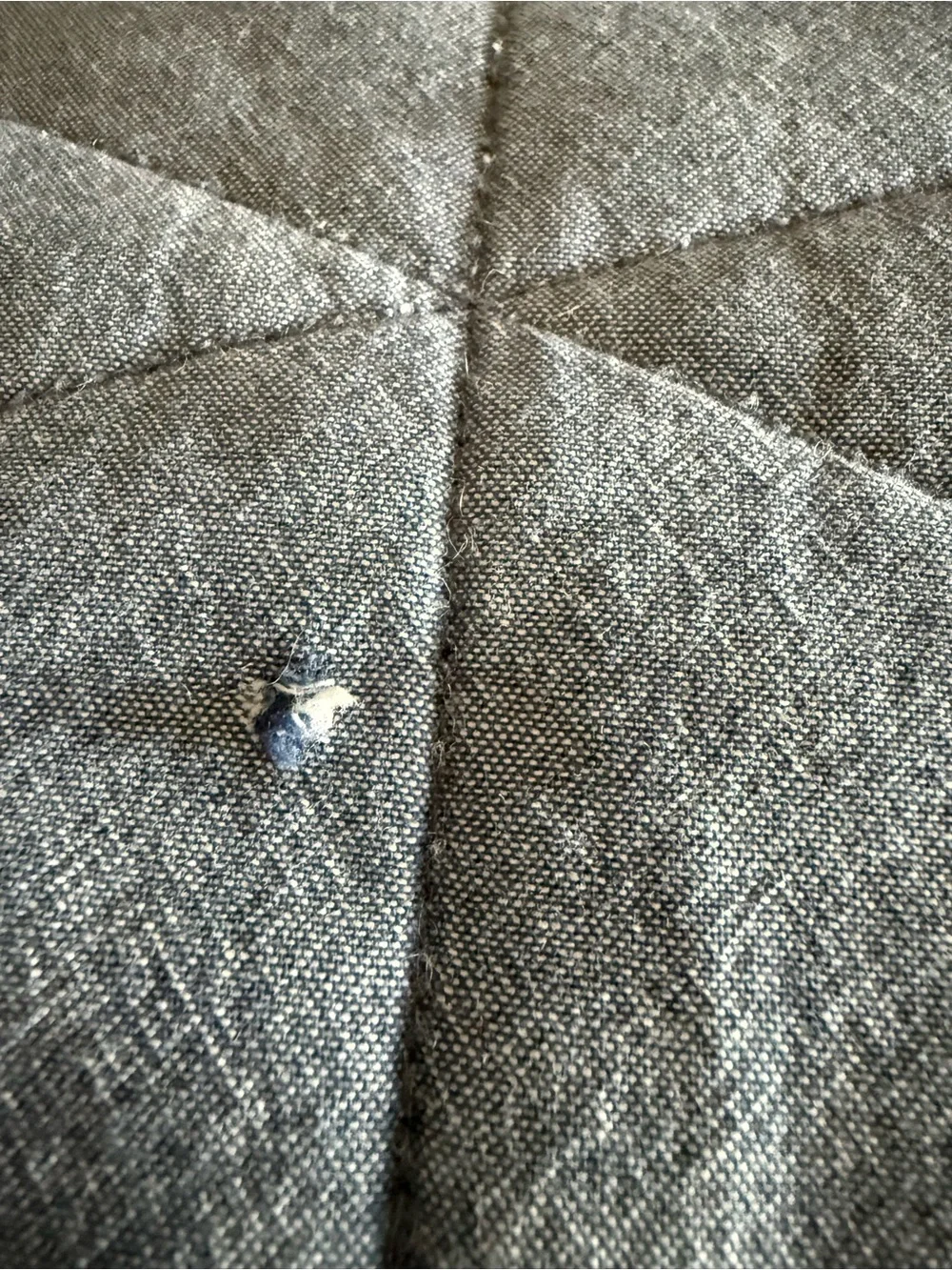 UGG Quilted Throw Blanket in Steel Blue